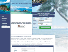 Tablet Screenshot of premiumreisen.de